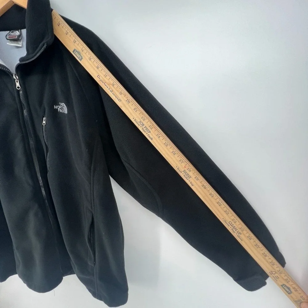 The North Face Men's Full Zip Windbreaker Windstopper Black Jacket Men Size XXL